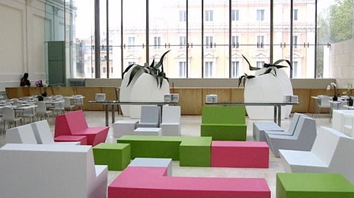 La sala dove si consuma il pranzo leggero a 15 euro