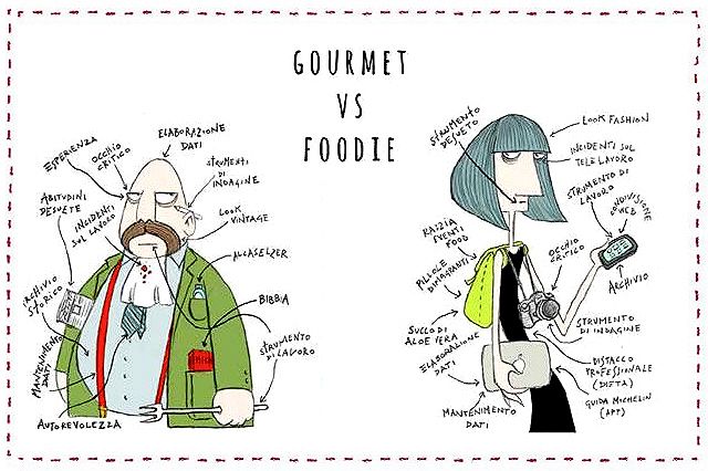 foodie vs. gourmet