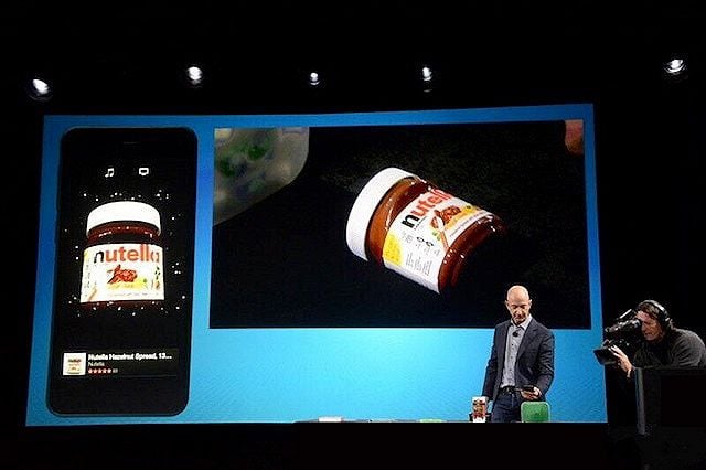 Jeff Bezos usa Nutella per presentare Fire Phone