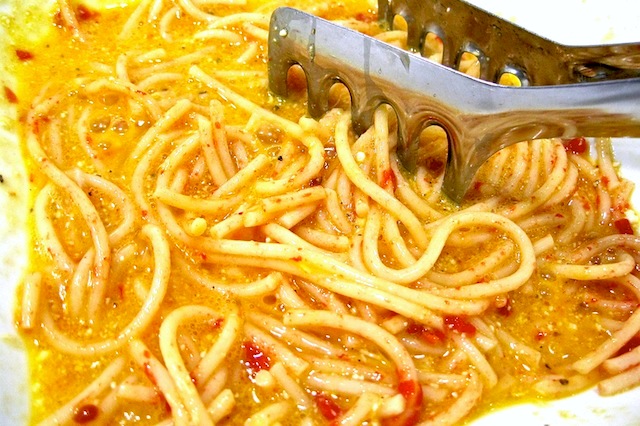 Spaghetti e uova