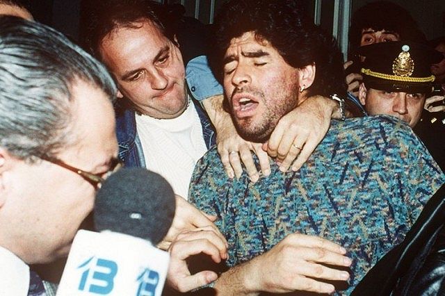 La caduta di Maradona 