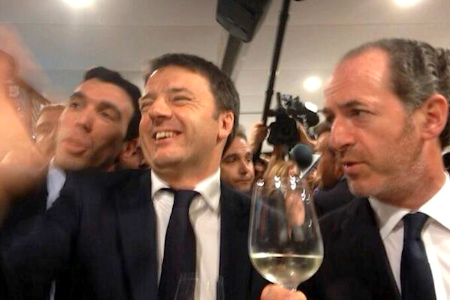Vinitaly 2015, Renzi