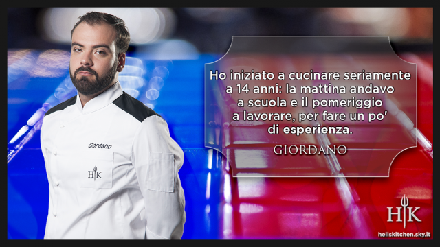 Hell's Kitchen Italia, Giordano Davide