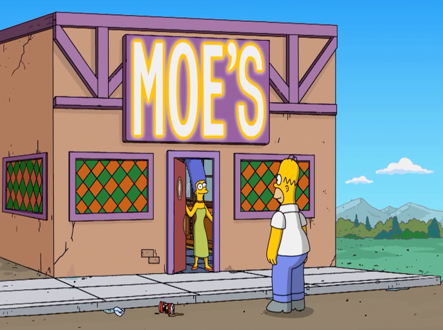 Moe's tavern, I Simpson