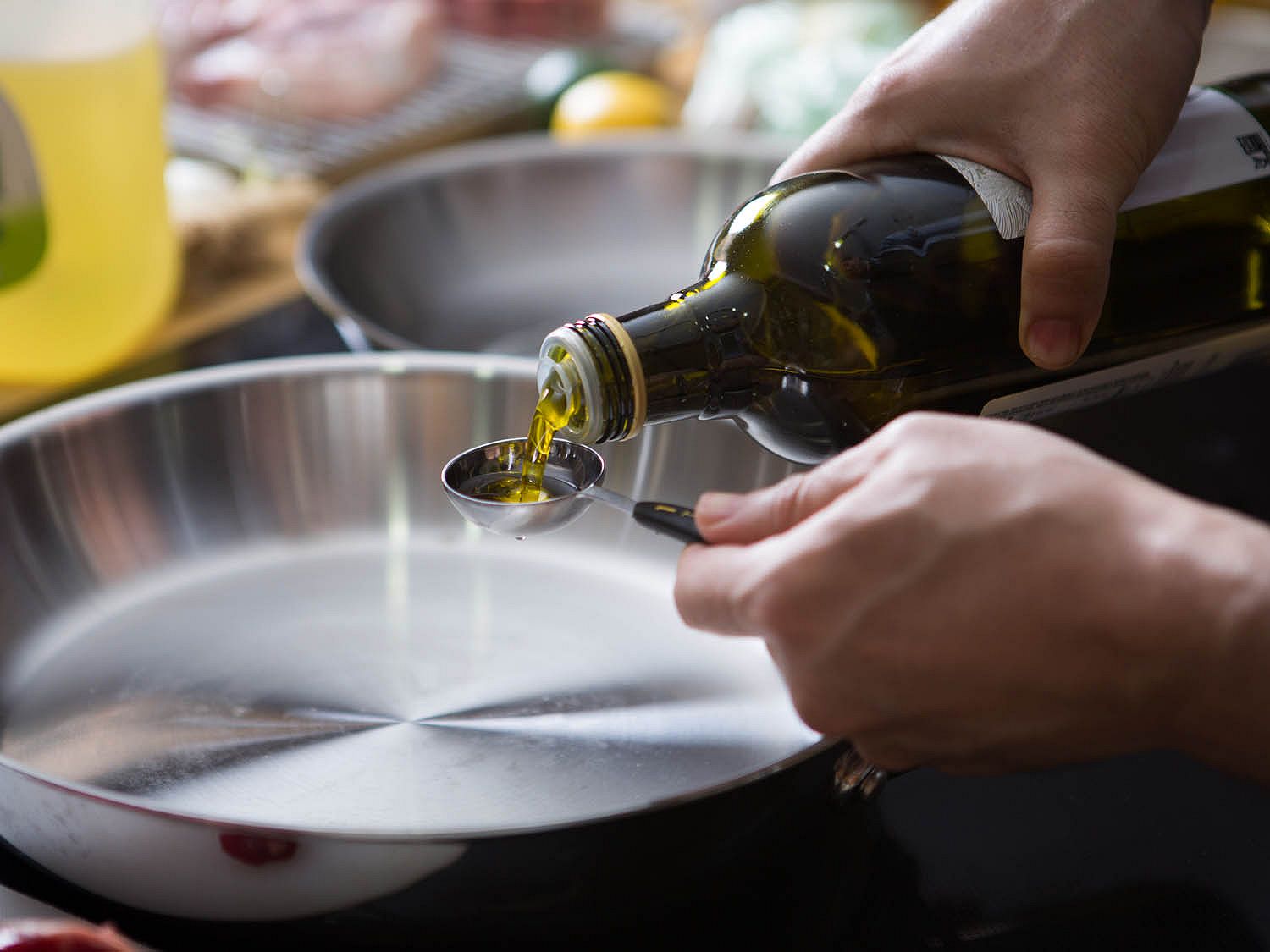cucinare con l'olio d'oliva