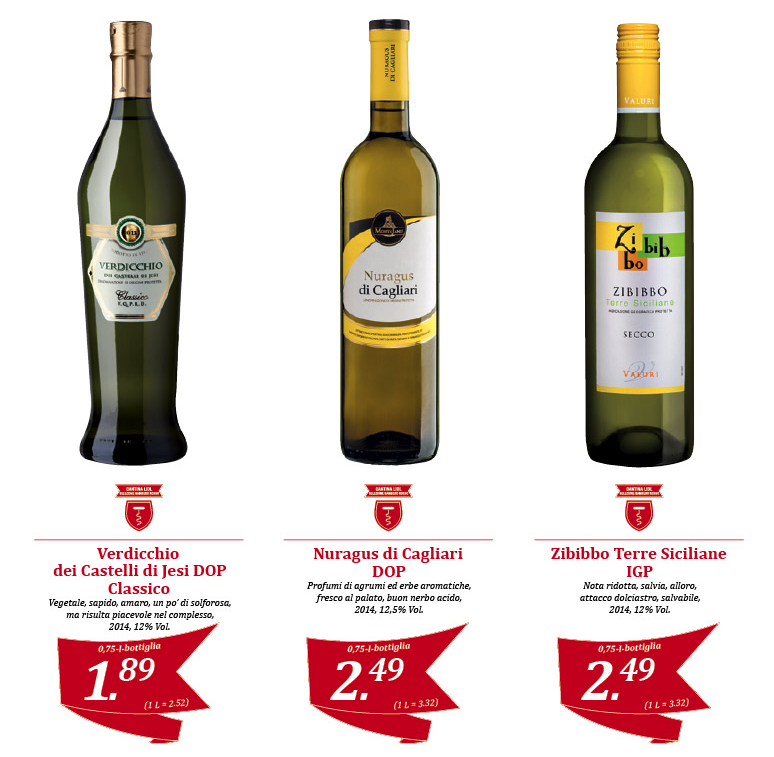 Cantina Lidl, Gambero Rosso