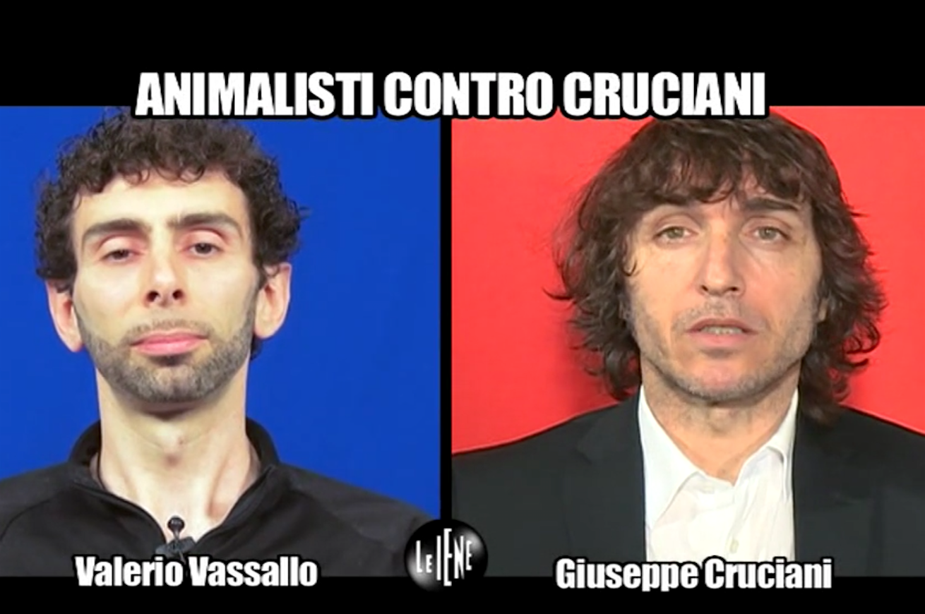 Animalisti vs. Cruciani, Le Iene