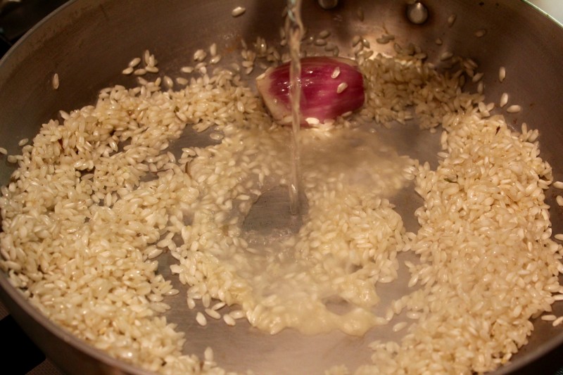 sfumare risotto
