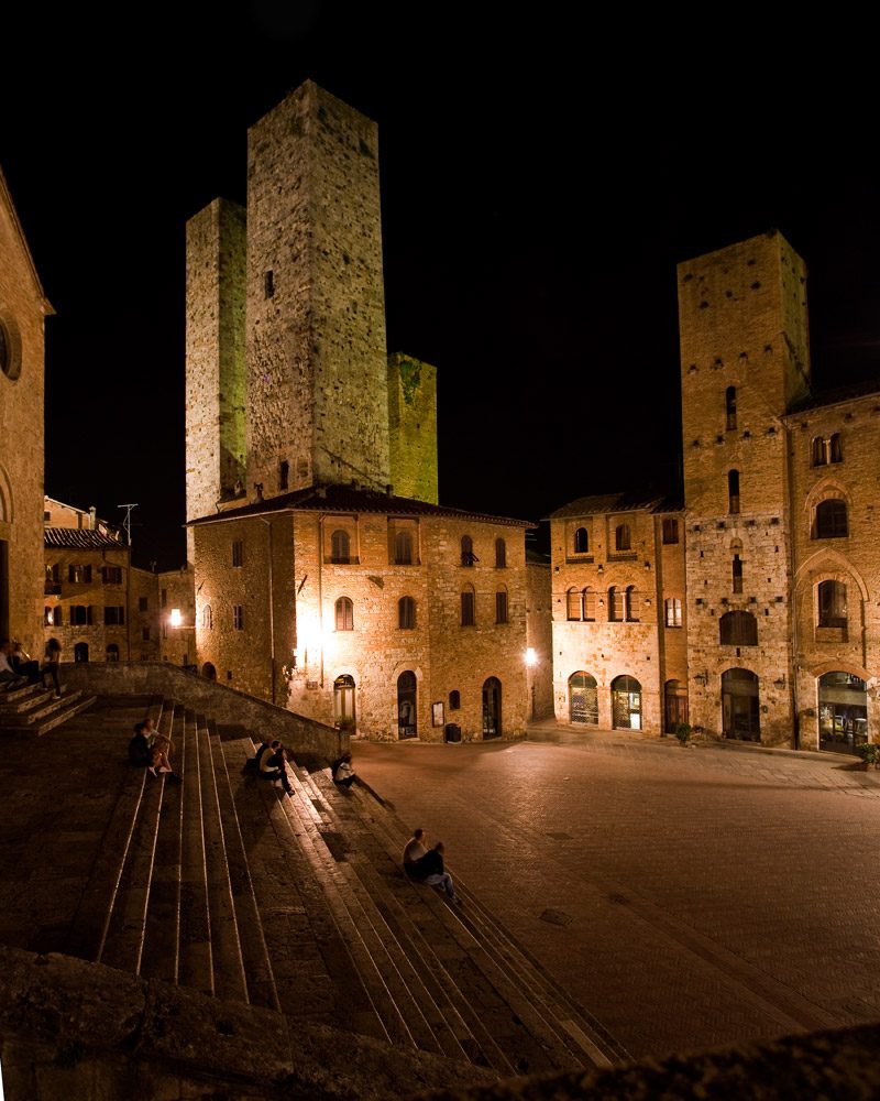 San Gimignano, notte