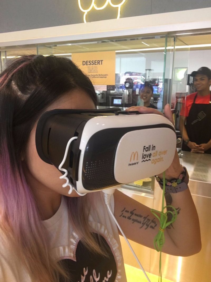 mcdonalds realtà virtuale