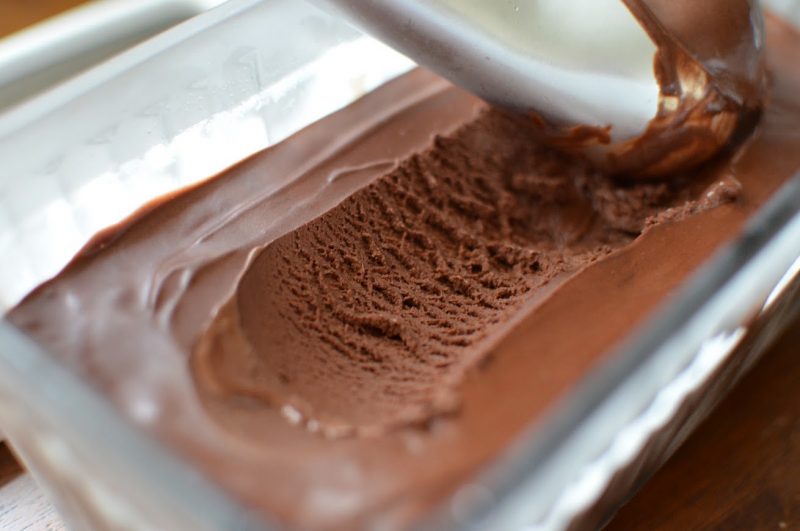 vaschetta gelato cioccolato