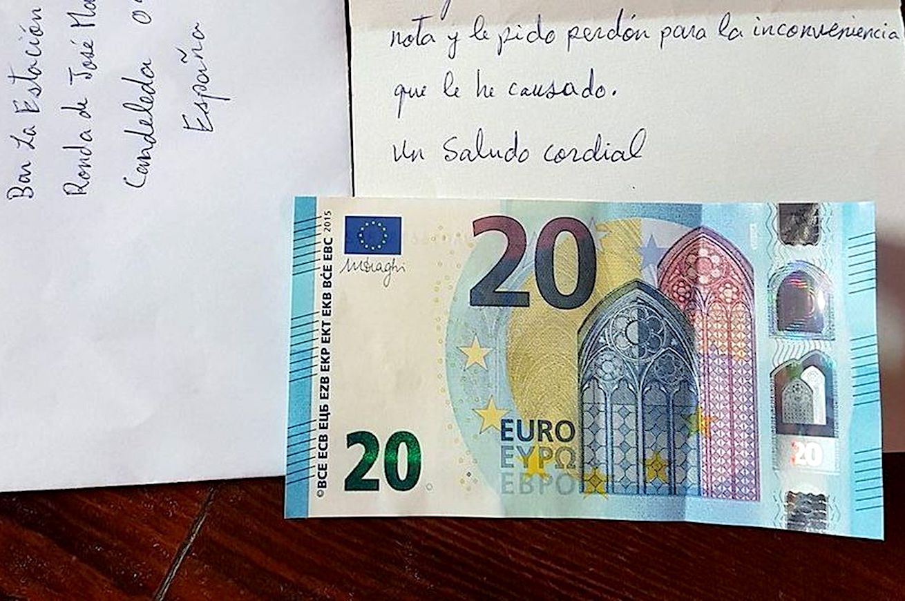 lettera 20 euro