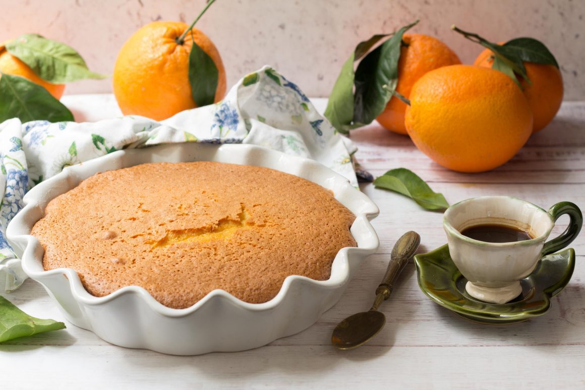 Torta soffice all'arancia