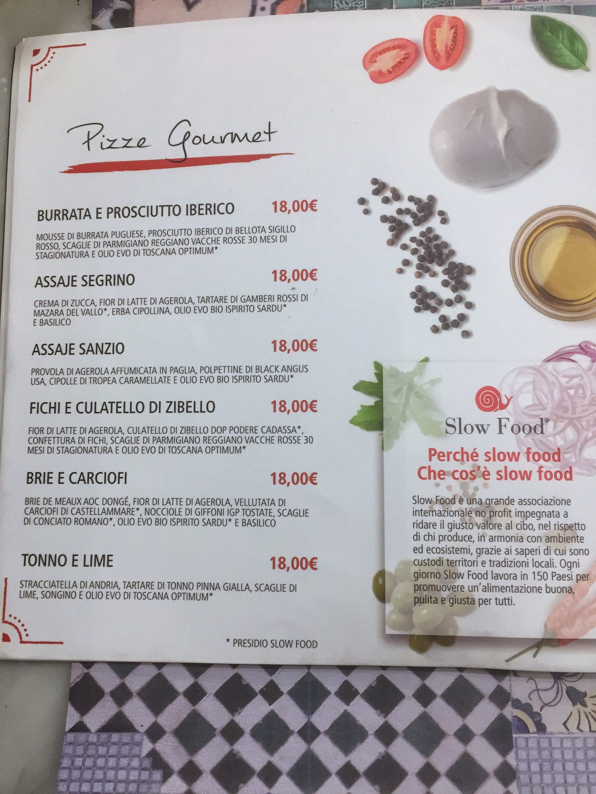 Assaje - Meni Pizze Gourmet