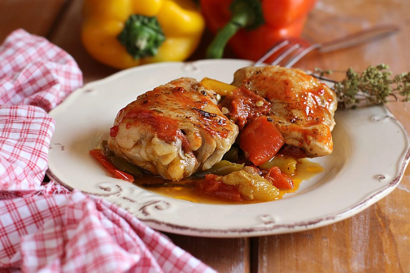 pollo-con-peperoni-alla-romana-ricetta