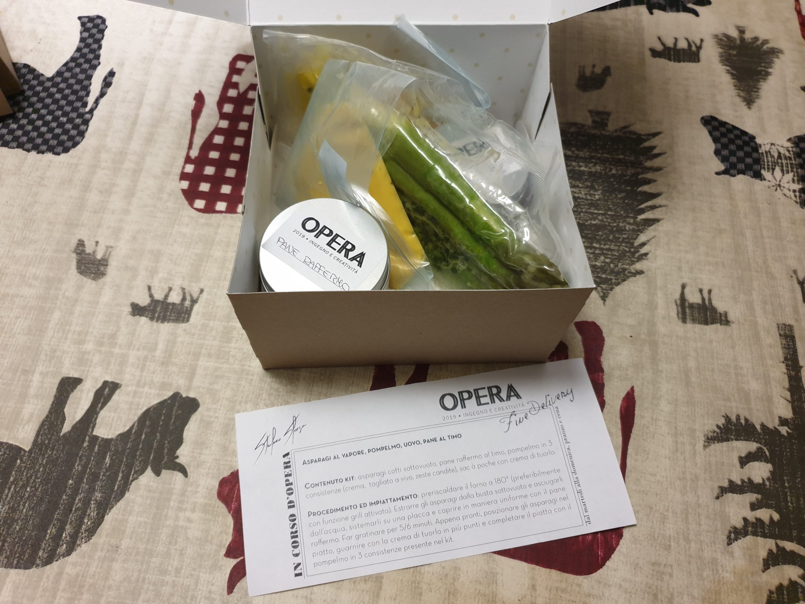 Opera Torino; cena stampa delivery