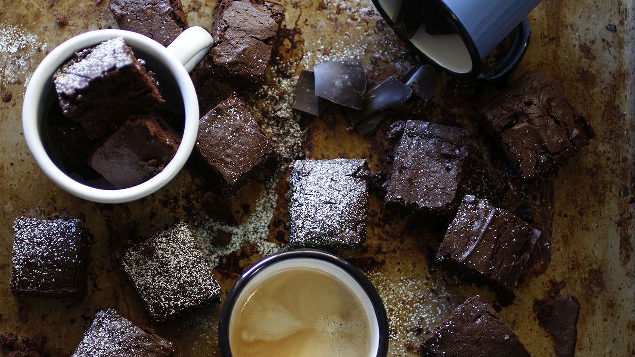 brownies al cioccolato caffè
