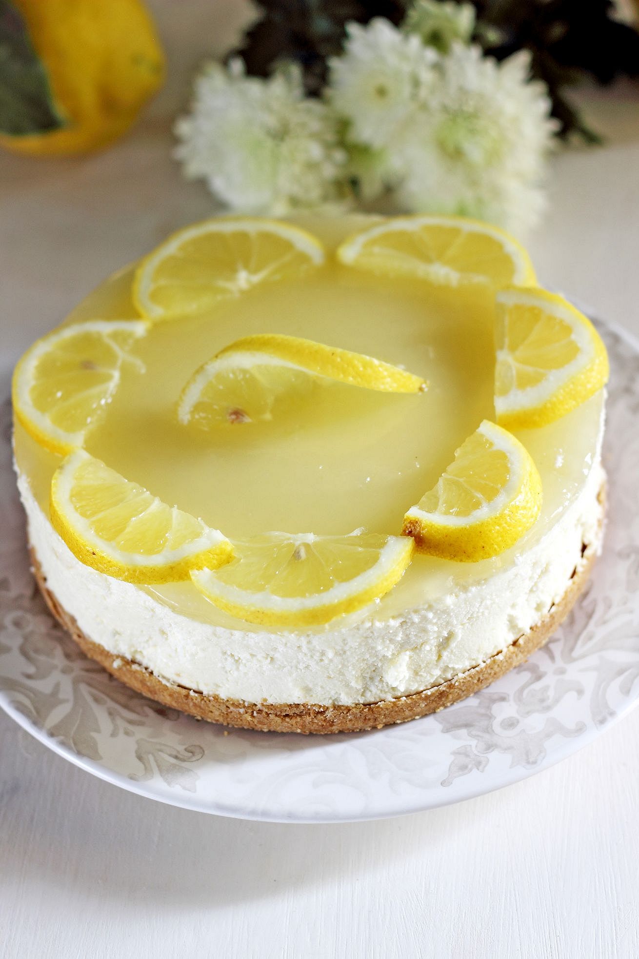 cheesecake al limone e cioccolato bianco ricetta