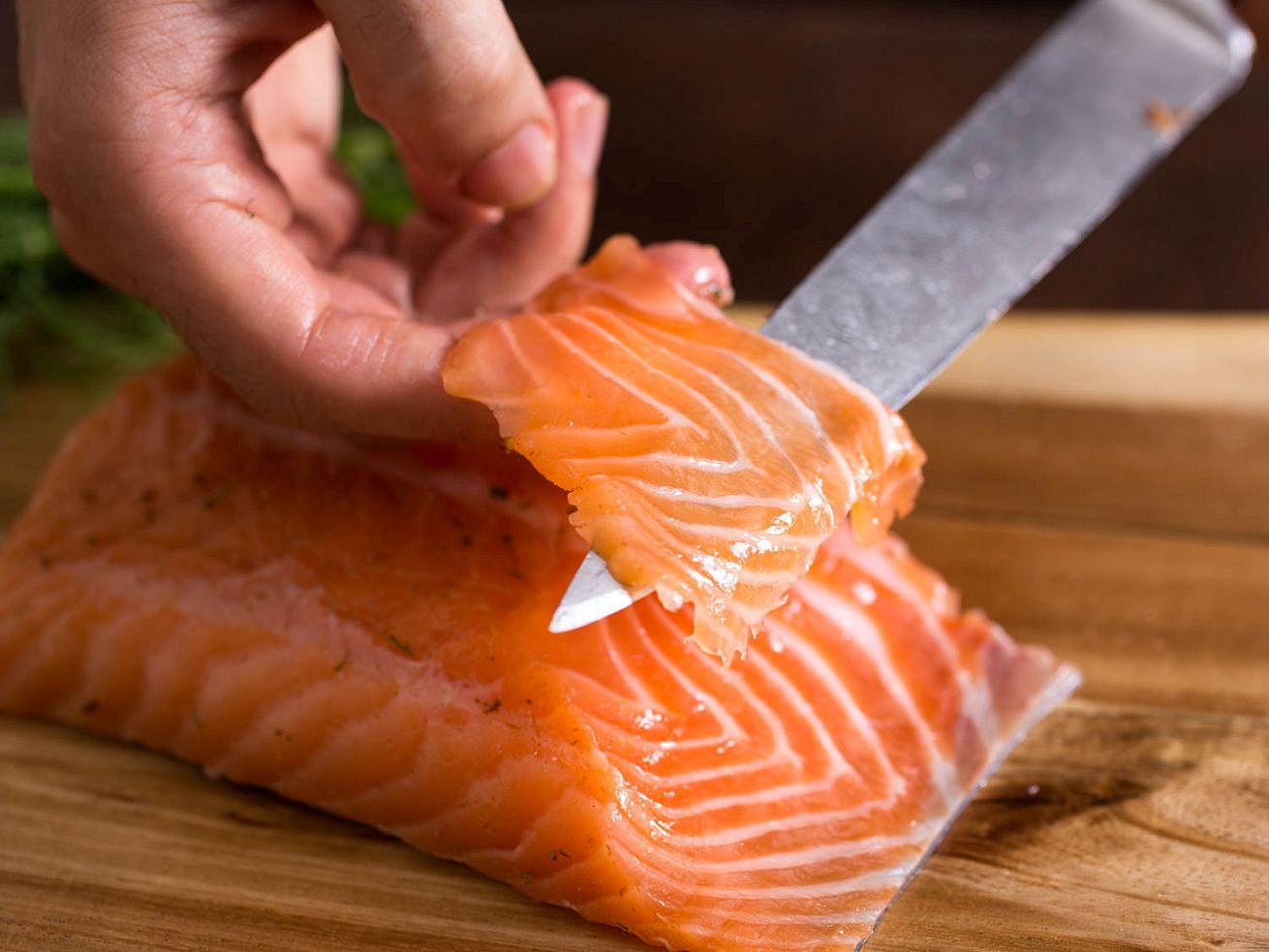 salmone marinato all'aceto ricetta