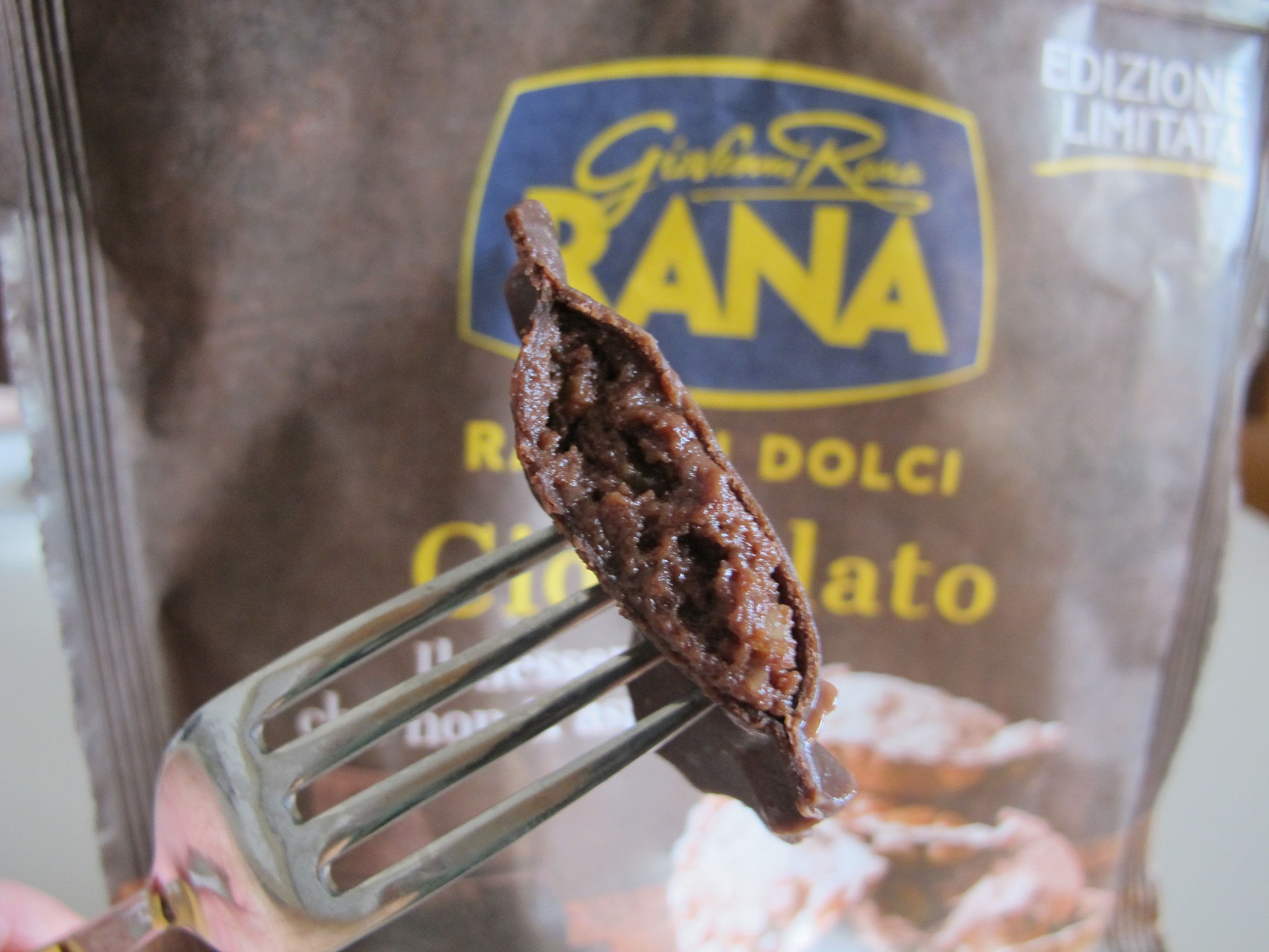 Ravioli dolci con cioccolato Giovanni Rana: Prova d'assaggio