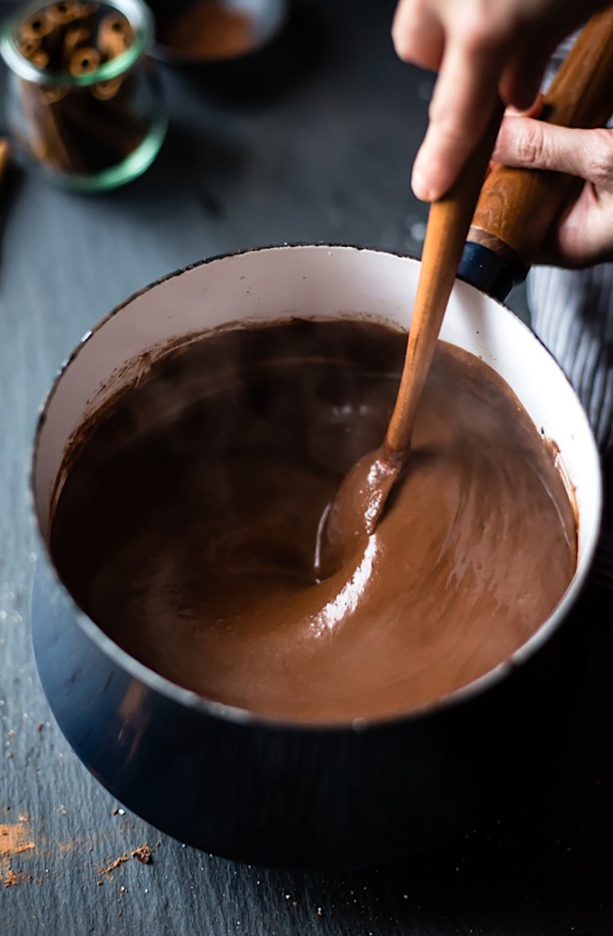 cioccolata calda densa