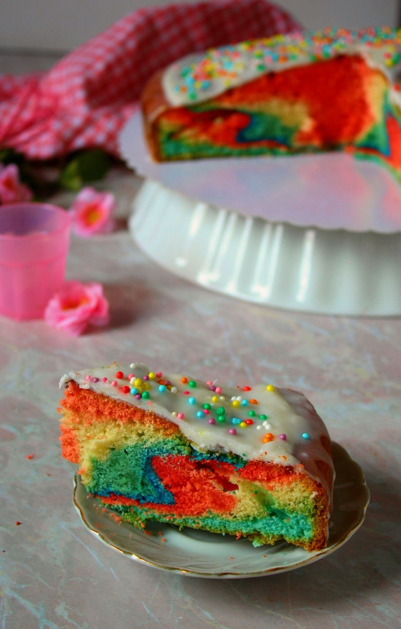 rainbow cake fetta