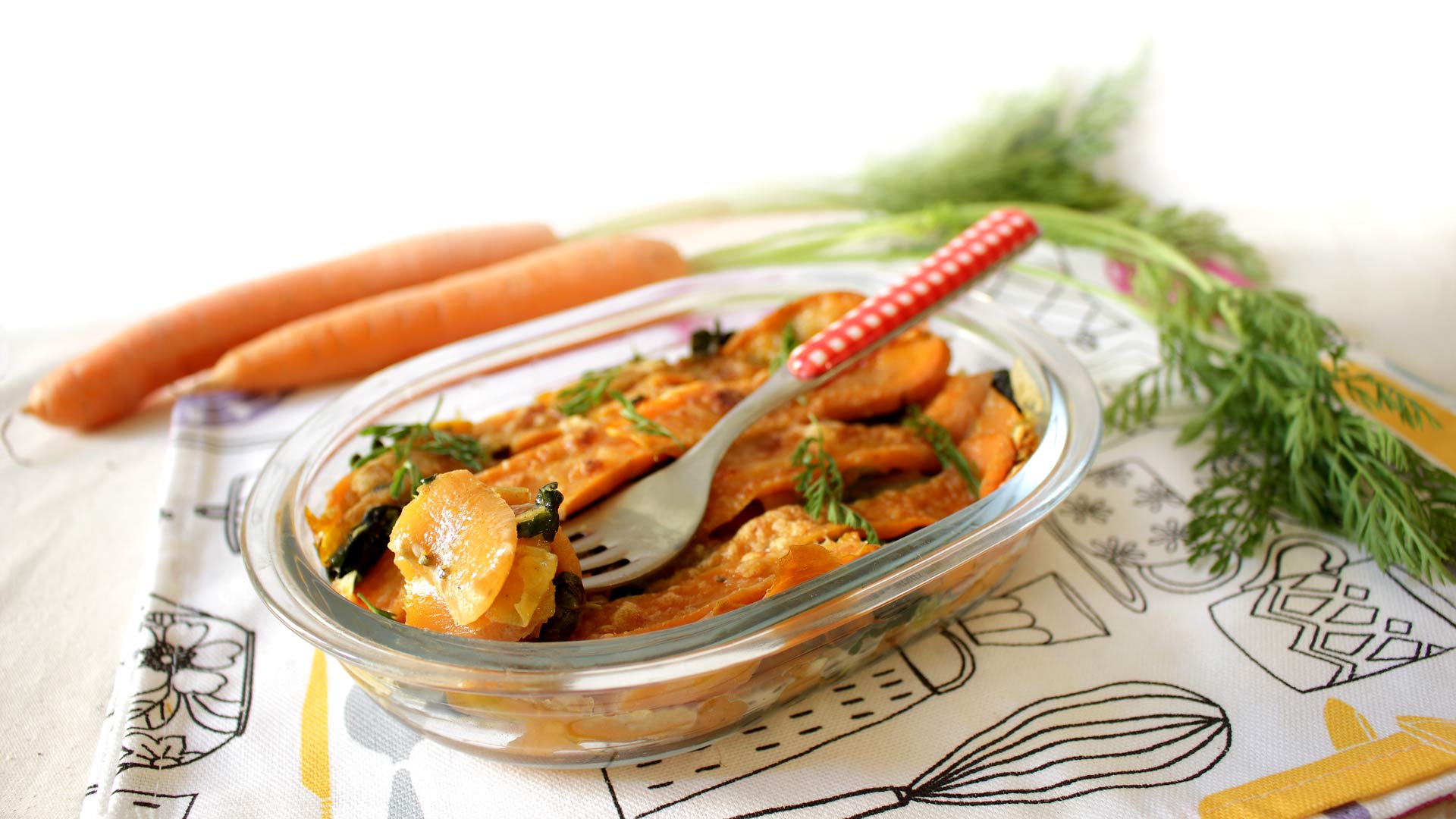 parmigiana di carote assaggio