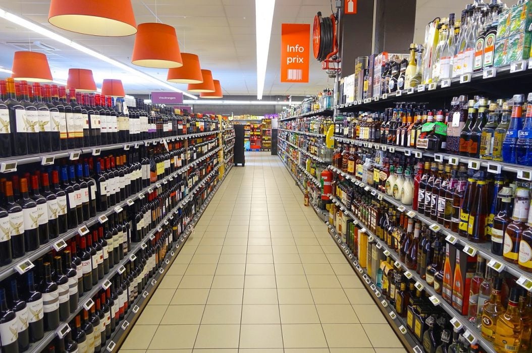 supermercato alcol
