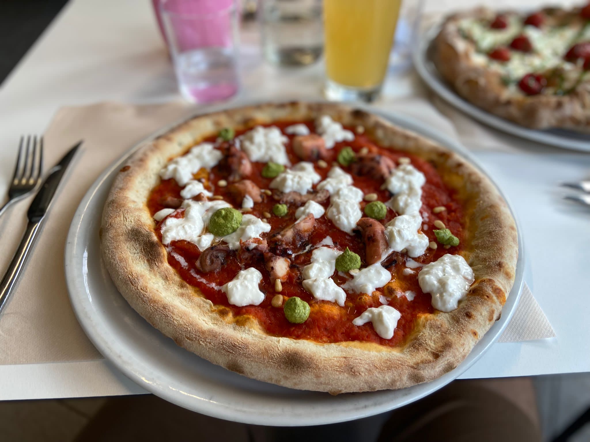 pizzeria Teide pizza con piovra