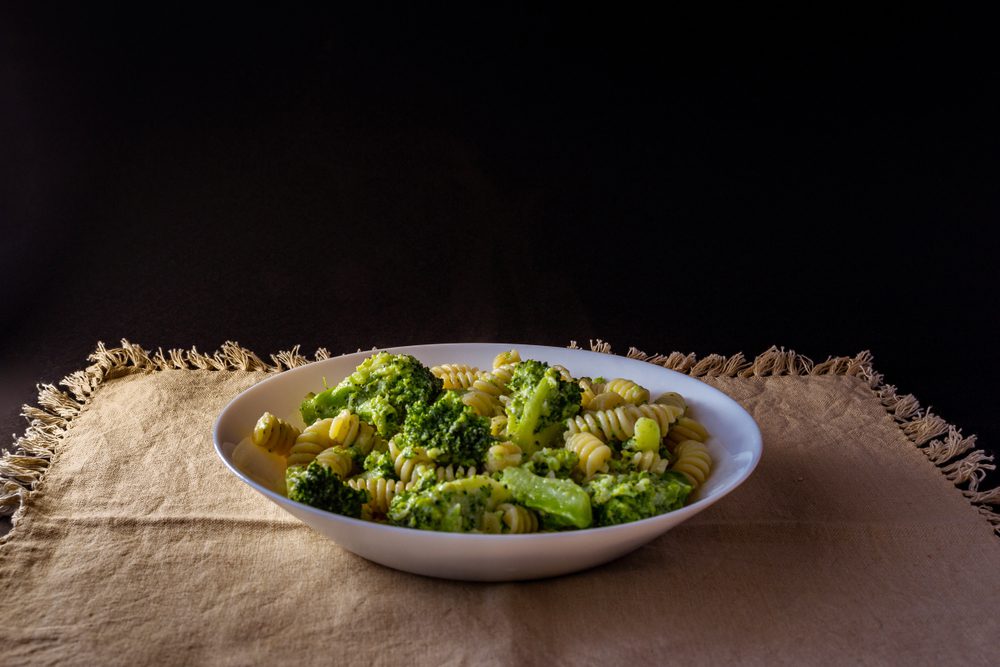 piatto di pasta coi broccoli