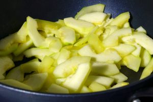 zucchine in padella