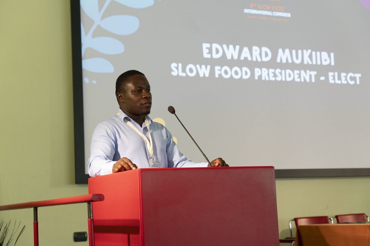 Edward Mukiibi presidente slow food