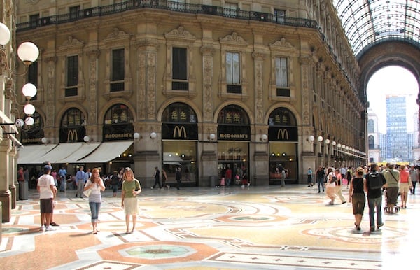 McDonald's, Galleria Vittorio Emanuele, milano