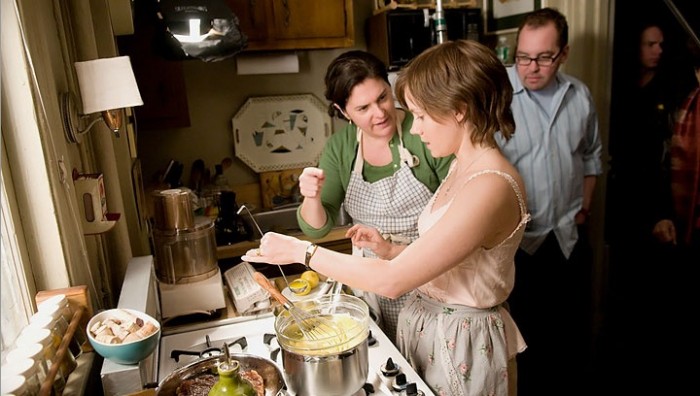 Susan Spungen, la food-stylist di Julie & Julia, al lavoro sul set