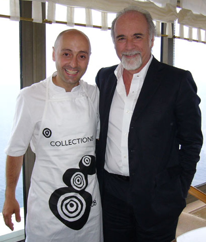Lo chef Rocco Iannone e Antonio Ricci di Striscia la Notizia