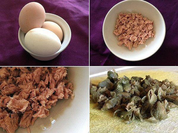 uova al tonno, ingredienti