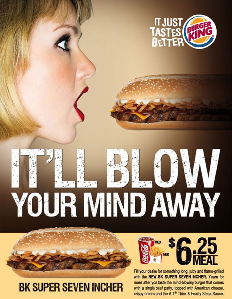 La nuova pubblicità di Burger King